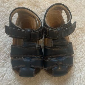 See Kai Run Jude Sandal in dark blue leather